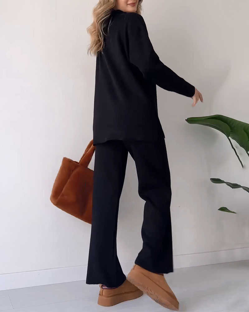 Coria – Lässiges zweiteiliges Strickset 