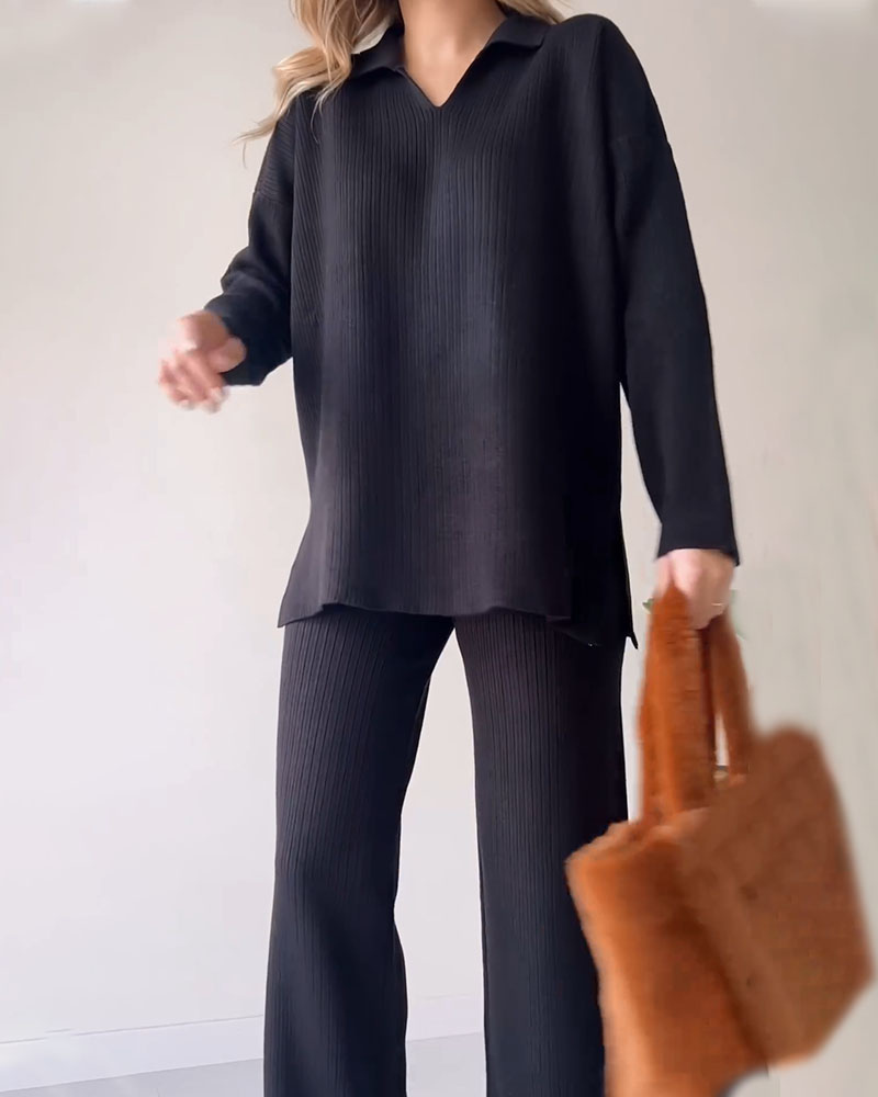 Coria – Lässiges zweiteiliges Strickset 