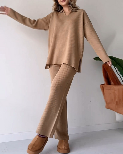 Coria – Lässiges zweiteiliges Strickset 