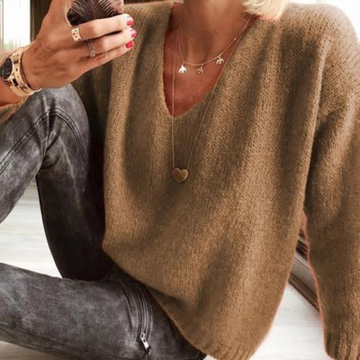 Kim - Pullover mit V-Ausschnitt 