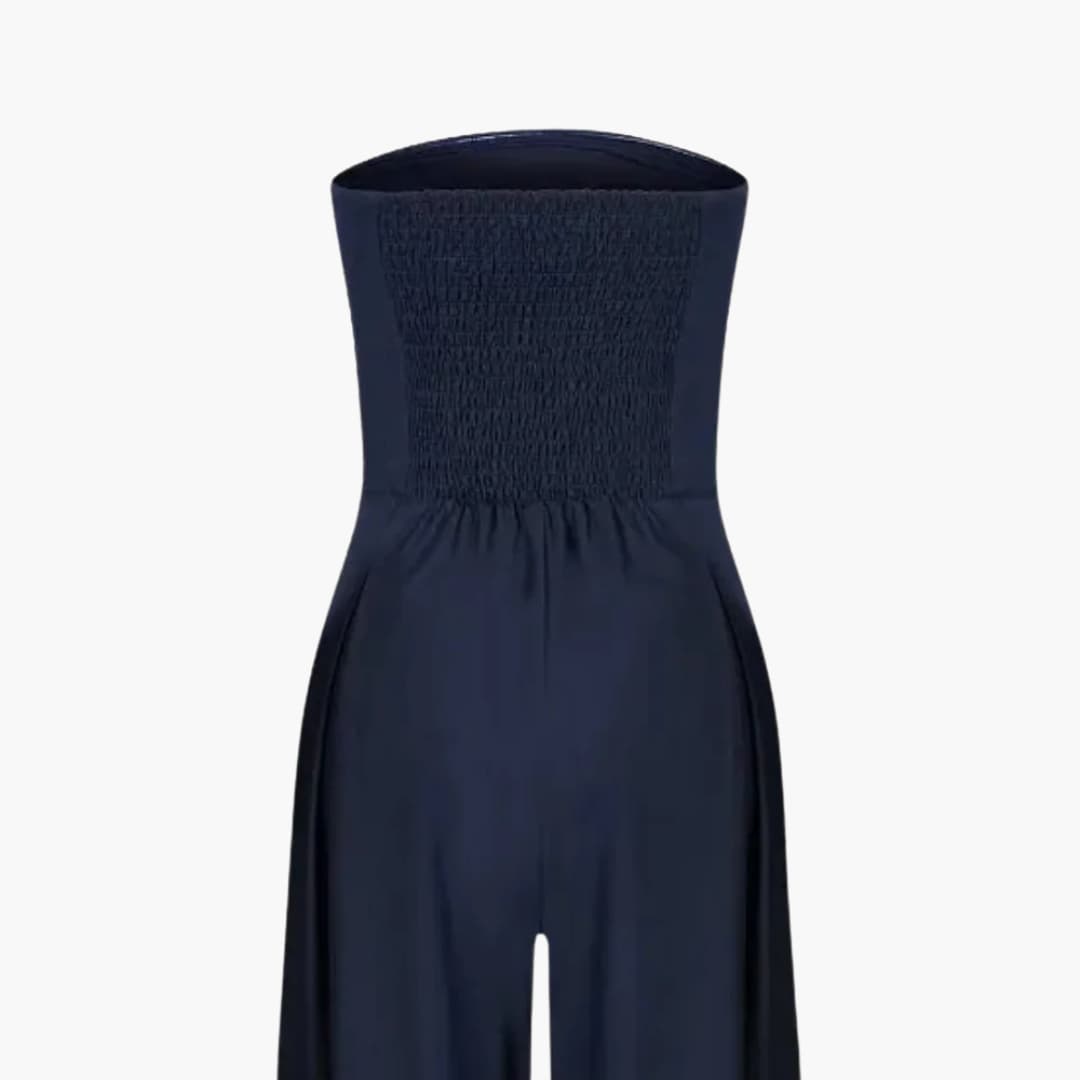 Abigail – Rückenfreier Jumpsuit mit weitem Bein 