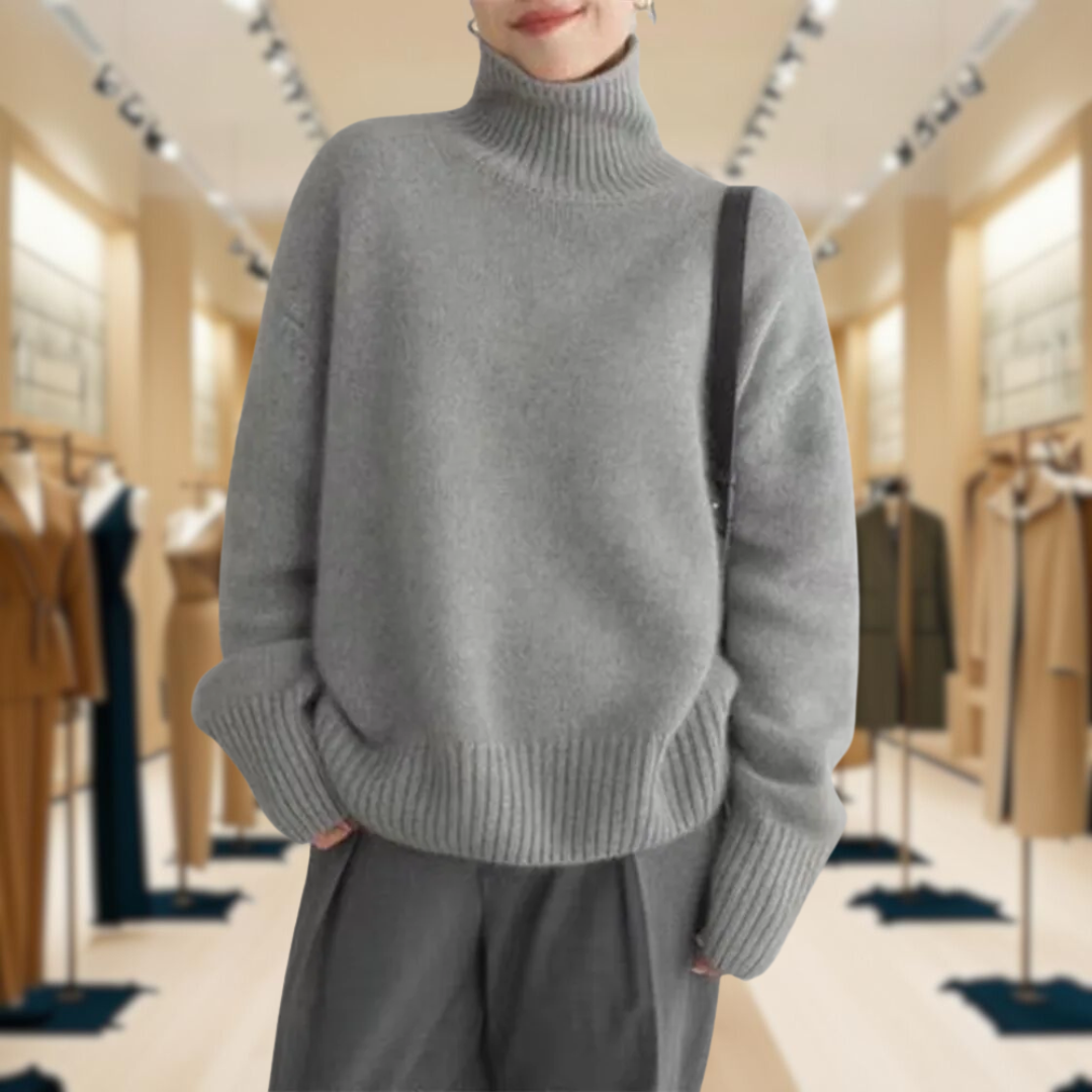 Mirrin - Rollkragenpullover aus Wolle 