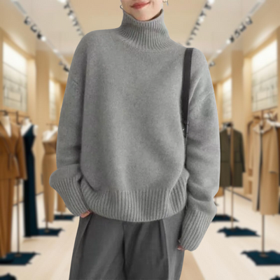 Mirrin - Rollkragenpullover aus Wolle 