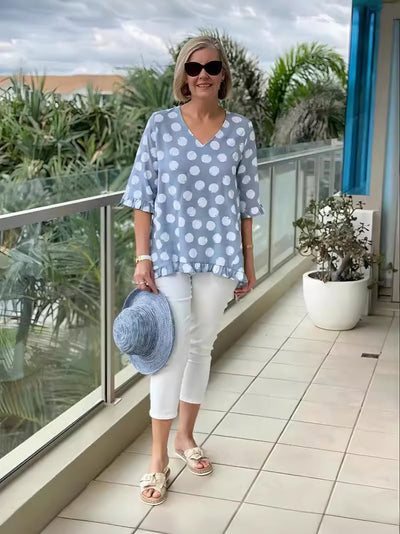 Evelyn – Klassisches Vintage-Chic-Top 