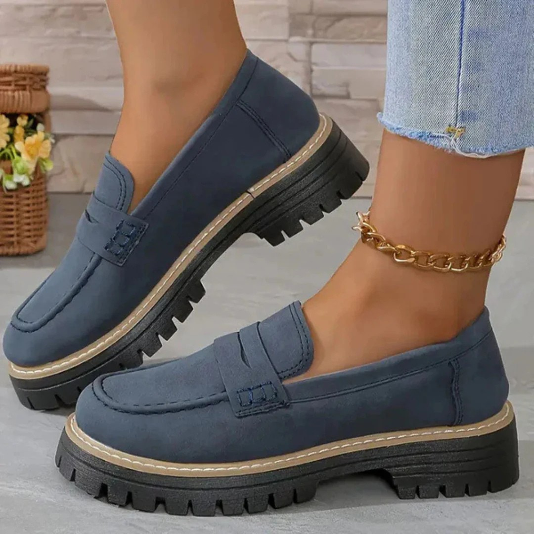 Chaye – Matte Schuhe im britischen Stil 