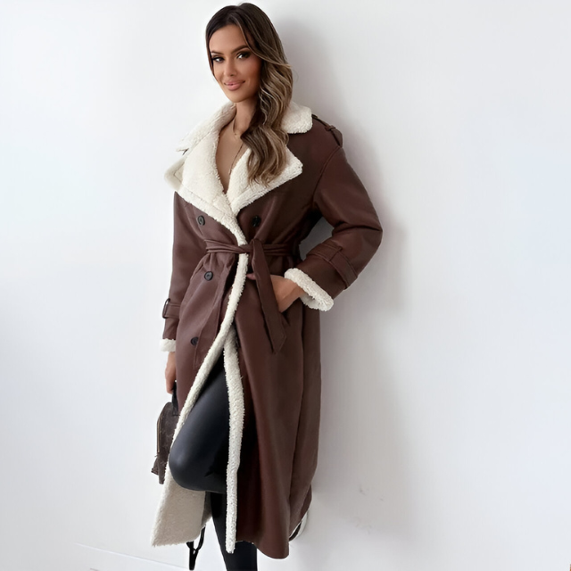 Vivienne - Mantel mit Kragen und Revers