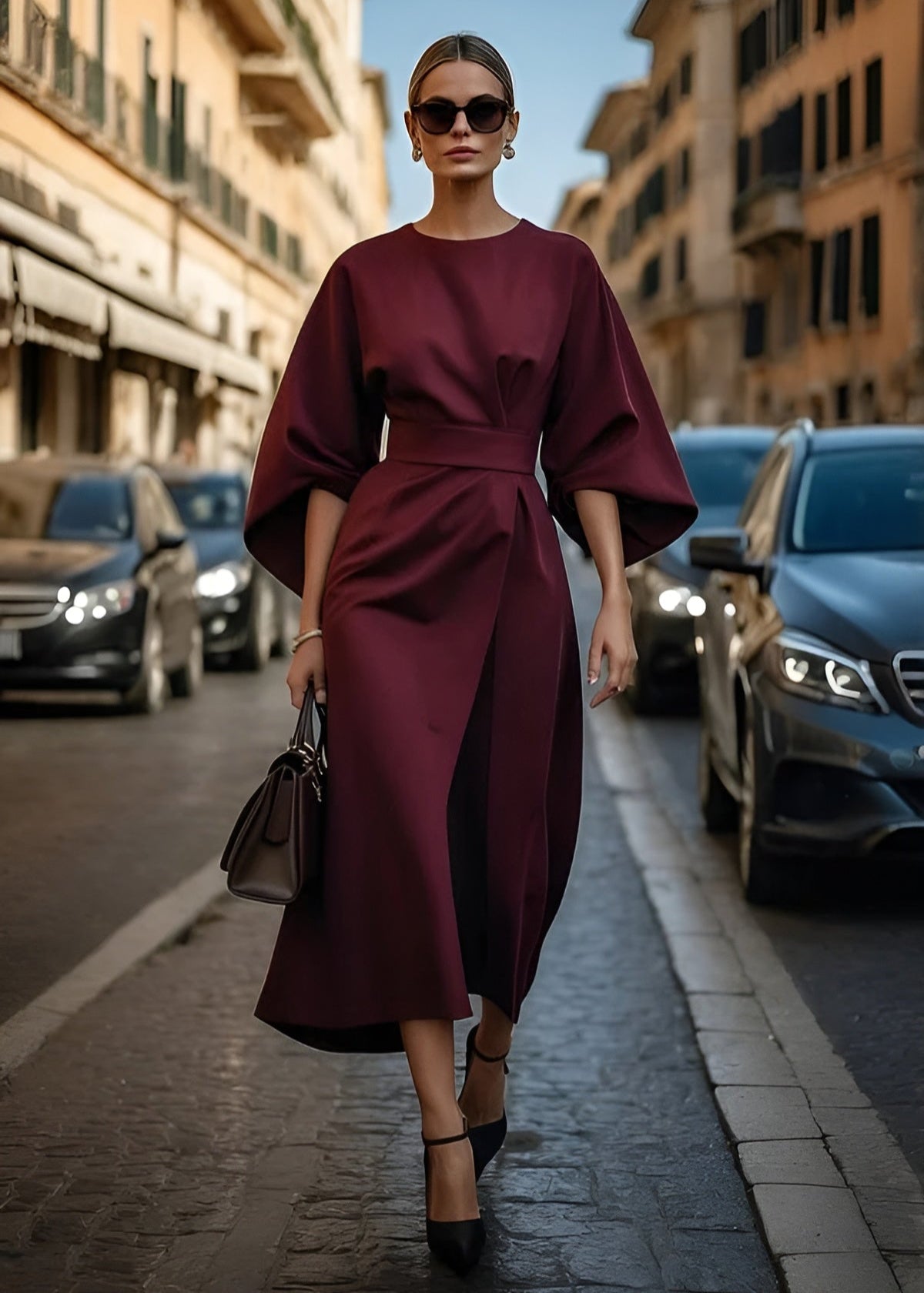 Victoria - Elegantes Ärmelkleid 