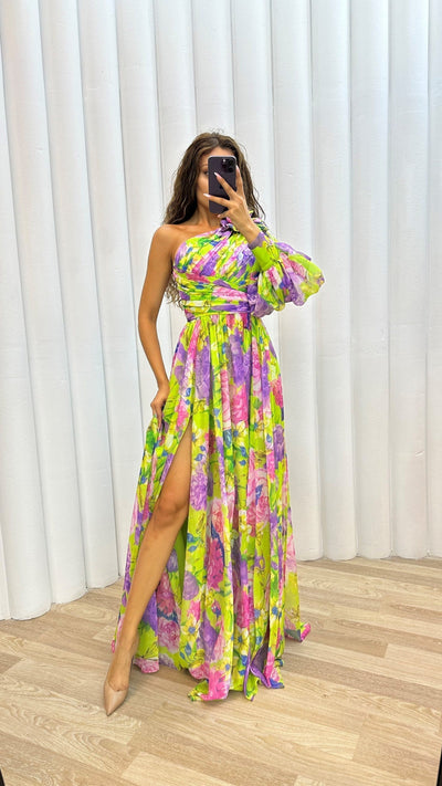 Mckenna – Strahlendes Maxikleid 