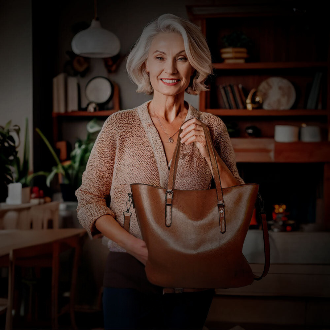 Nicole | Zeitlose Vintage Schultertasche