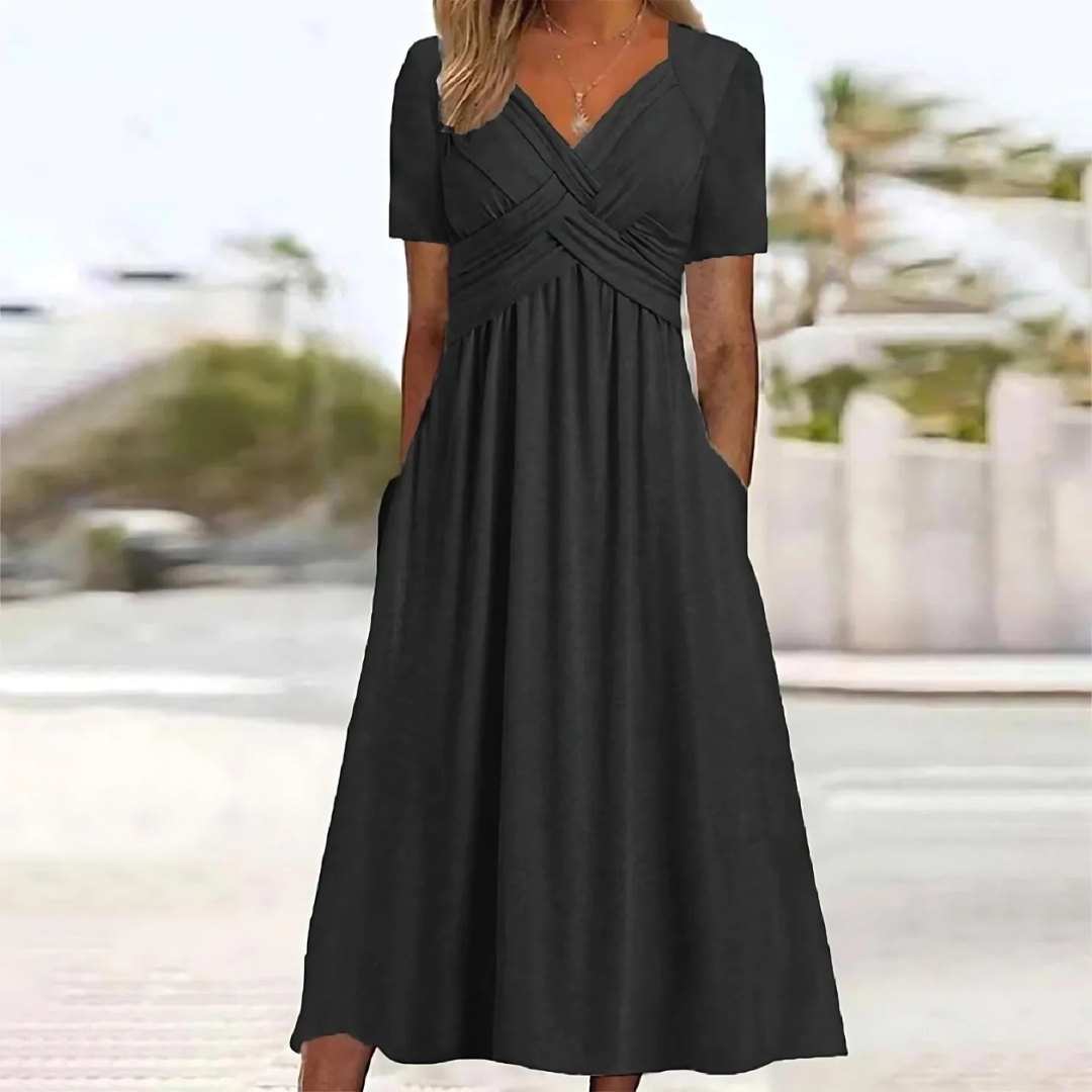 Emily – Elegantes Kleid mit Bauchbedeckung 