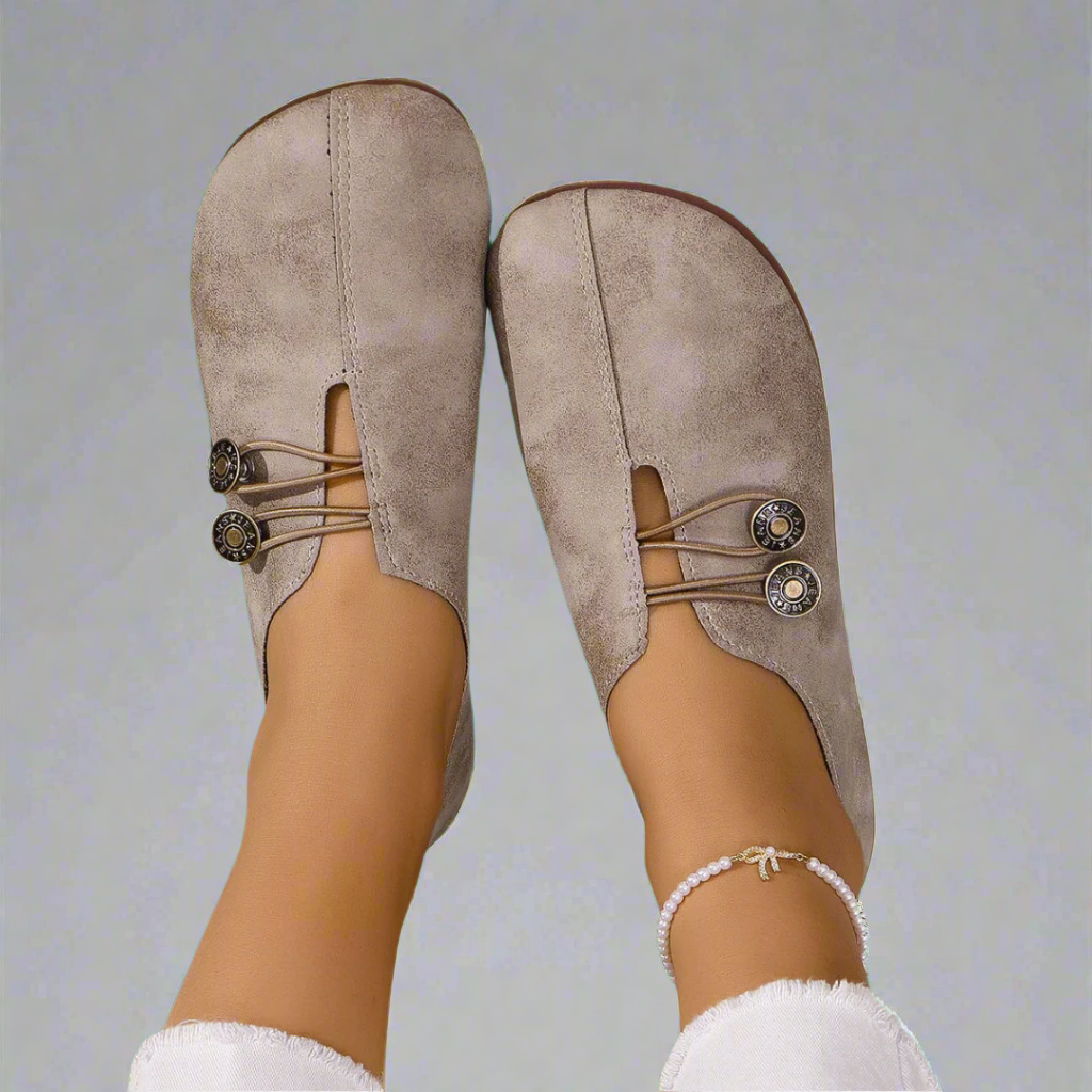 Madeline – Bequeme, flache Slipper-Sandalen 