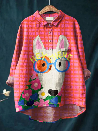 Isabella - Premium Damenshirt mit Hundeprint 