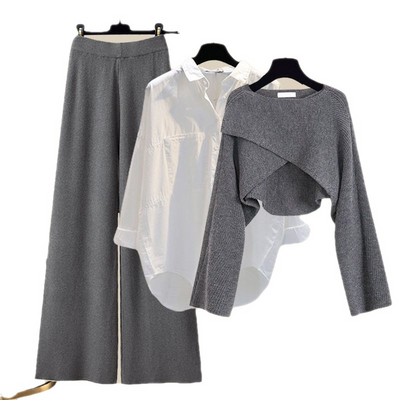 Jane – Lässiges 3-teiliges Langarm-Set