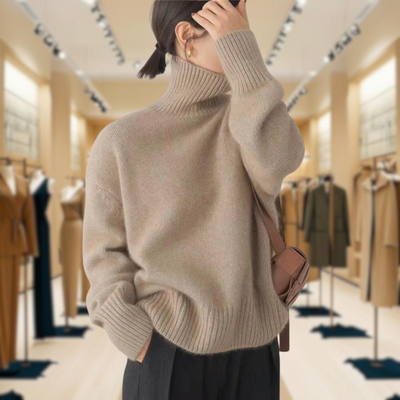 Mirrin - Rollkragenpullover aus Wolle 