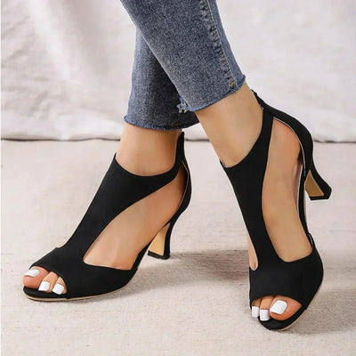 Moira – Sandalen mit hohem Absatz und Reißverschluss 
