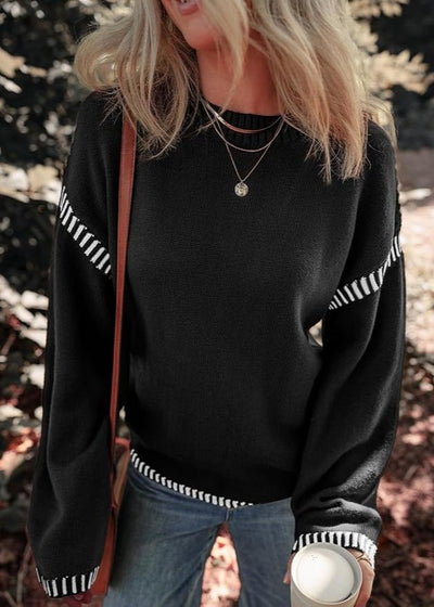 Marisa – Schicker Kontrastpullover