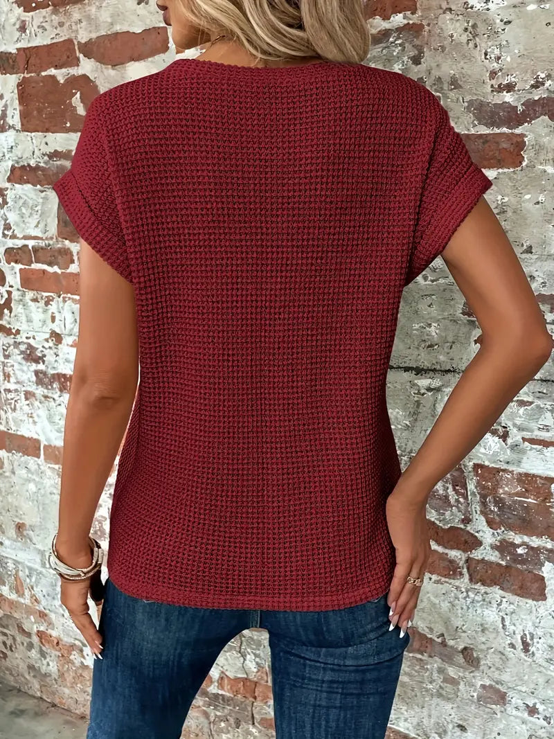 Gretel – Kurzarm-T-Shirt mit entspannter Passform 