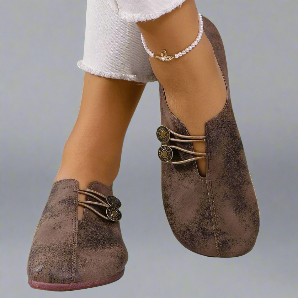 Madeline – Bequeme, flache Slipper-Sandalen 