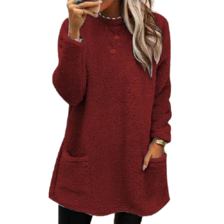Lucy - Fleecepullover Langer Pullover 