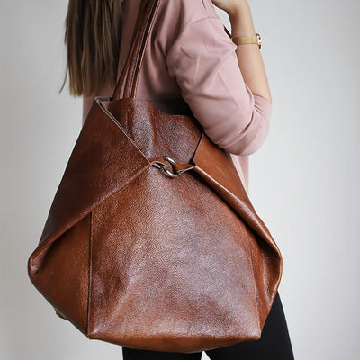 Renee | Große Vintage-inspirierte Einkaufstasche