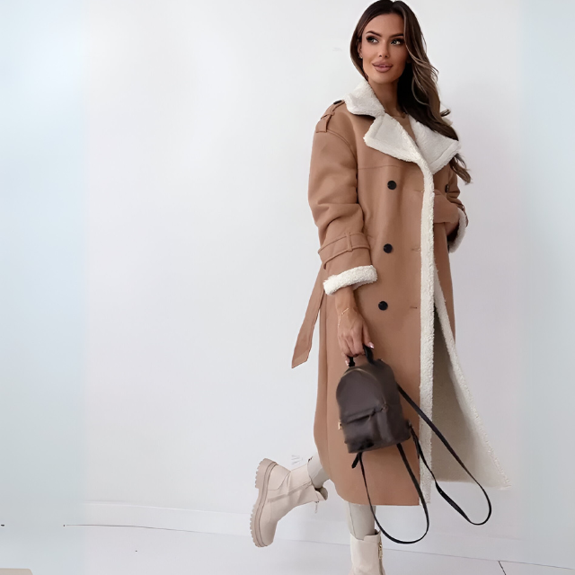 Vivienne - Mantel mit Kragen und Revers