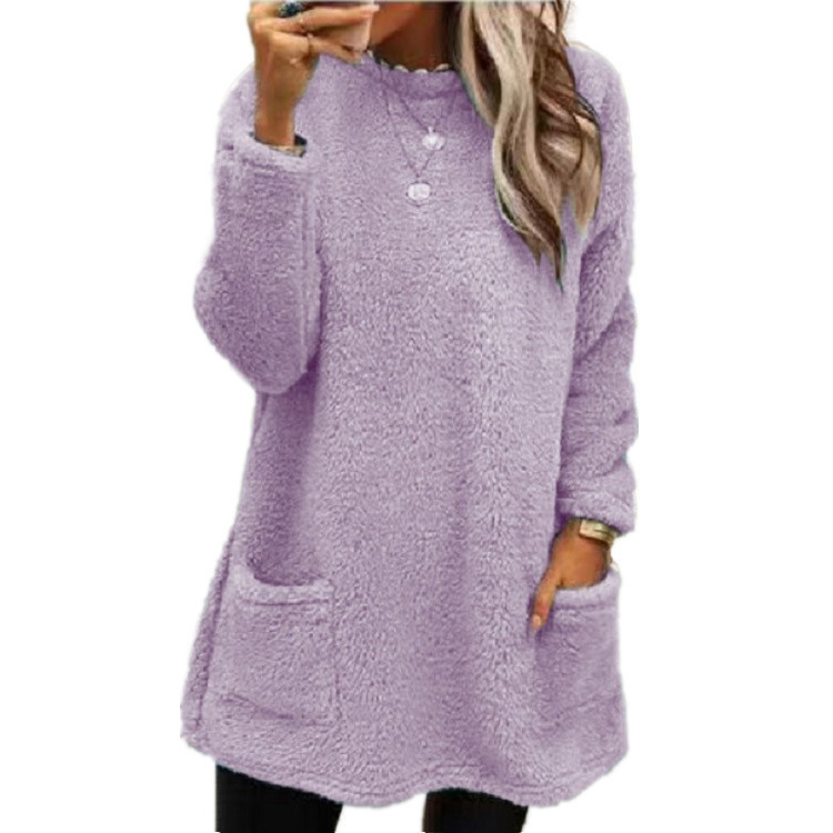 Lucy - Fleecepullover Langer Pullover 