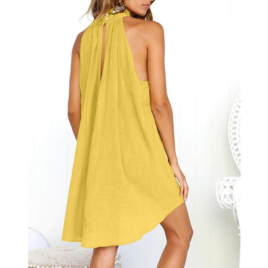 Gyneth – Stilvolles Neckholder-Kleid 