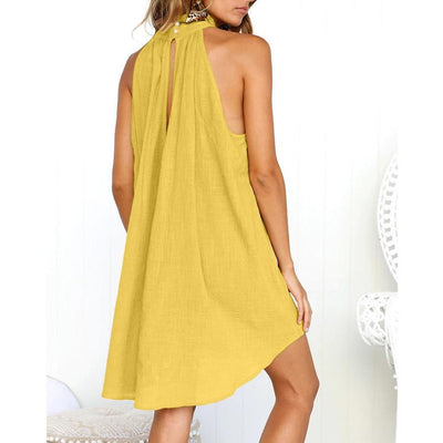 Gyneth – Stilvolles Neckholder-Kleid 
