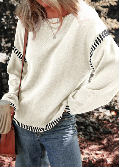 Marisa – Schicker Kontrastpullover