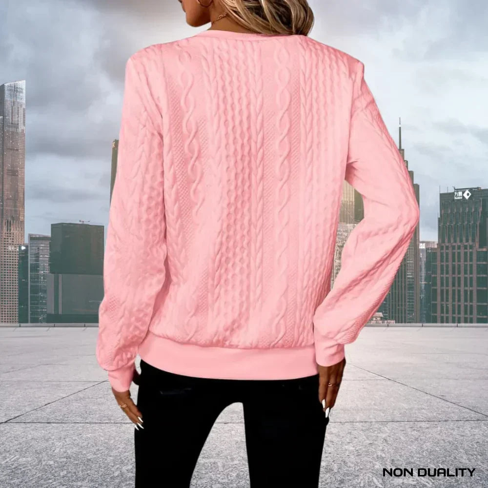 Non-Duality-Pullover mit Reißverschluss
