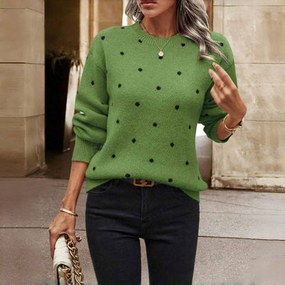 Nicole – Strickpullover mit Punkten 