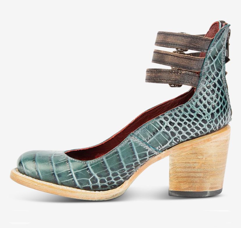 Zeitlose Vintage-Lederpumps 