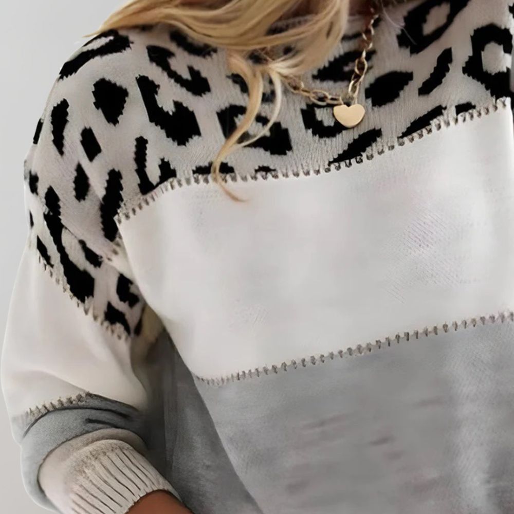 Cheyenne – Lässiger Hoodie mit Leopardenmuster