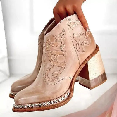 Norwich bestickte Stiefeletten 