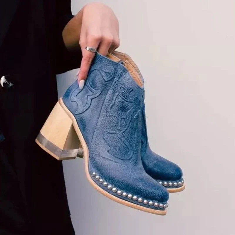 Norwich bestickte Stiefeletten 