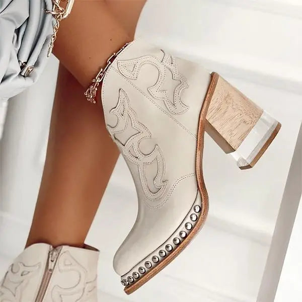 Norwich bestickte Stiefeletten 