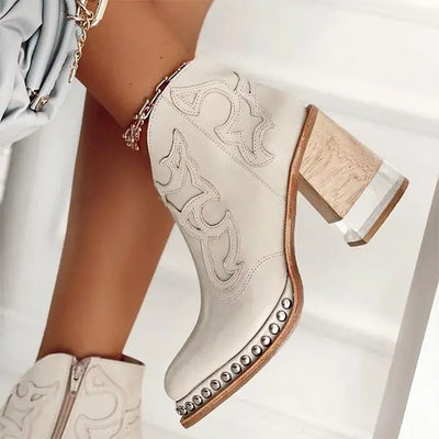 Norwich bestickte Stiefeletten 