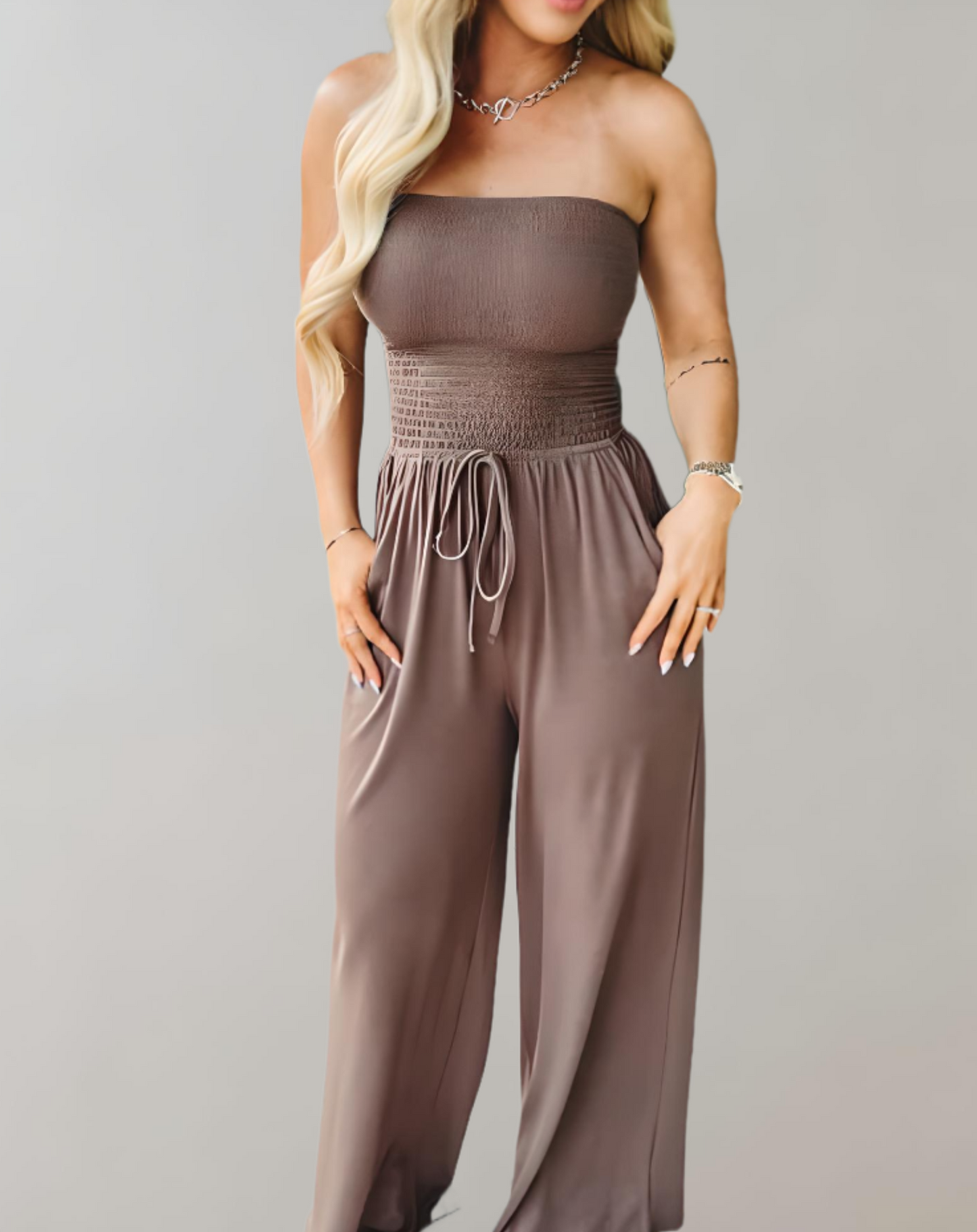 Ania – Jumpsuit mit weitem Bein 