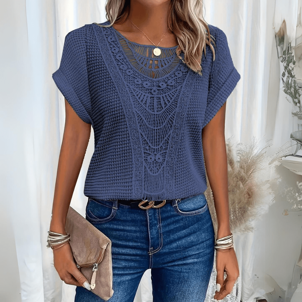 Estelle – Elegante Bluse im Ibiza-Stil