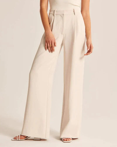 Maßgeschneiderte Hose mit weitem Bein 