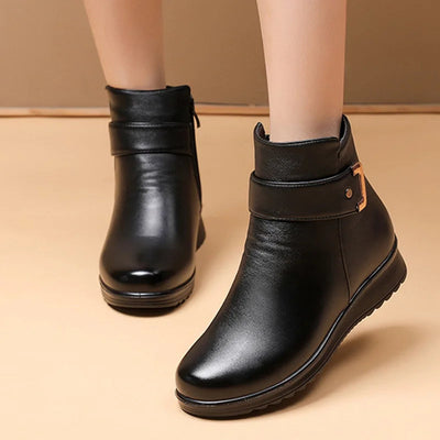 Stützender Komfort-Lederstiefel 