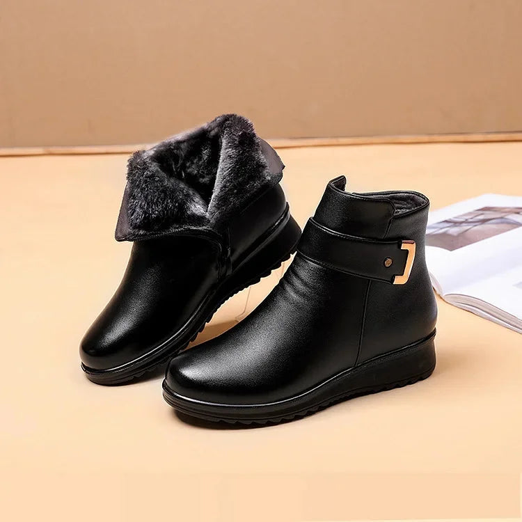 Stützender Komfort-Lederstiefel 