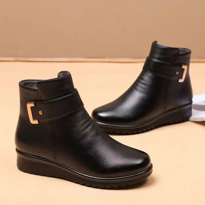 Stützender Komfort-Lederstiefel 
