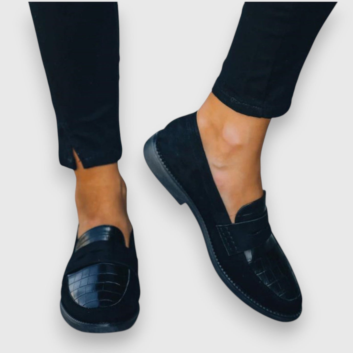 Alyana – Orthopädische Leder-Loafer 
