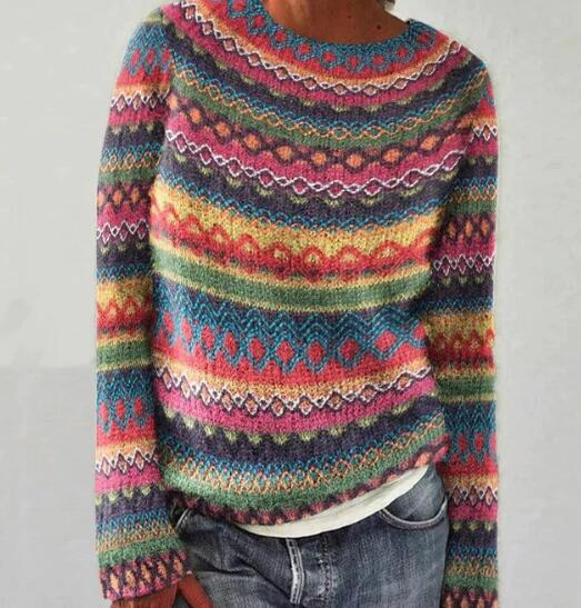 Soley - Mehrfarbiger Pullover 