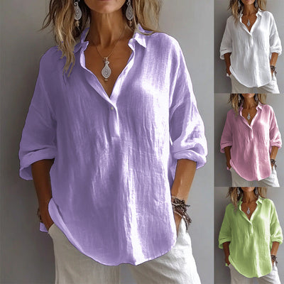 Tirsa – Bluse mit überschnittener Eleganz