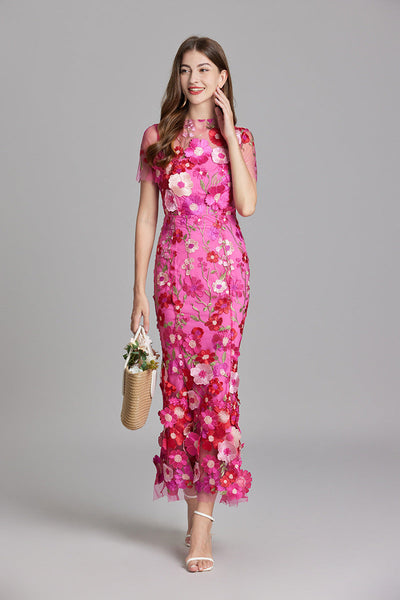 Jessica – Elegantes Blumenkleid 