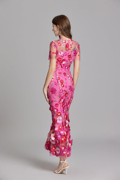 Jessica – Elegantes Blumenkleid 