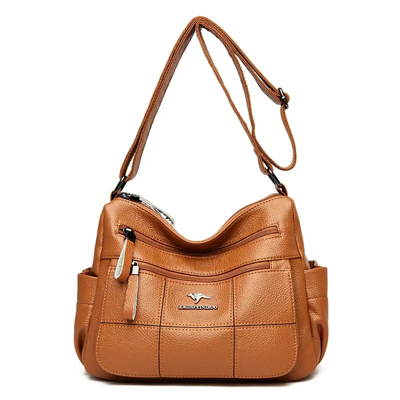 Davina - Handtasche aus glattem Leder 