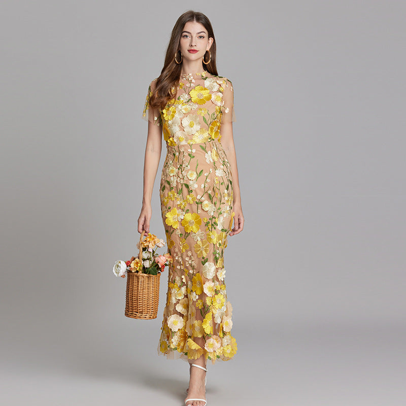 Jessica – Elegantes Blumenkleid 